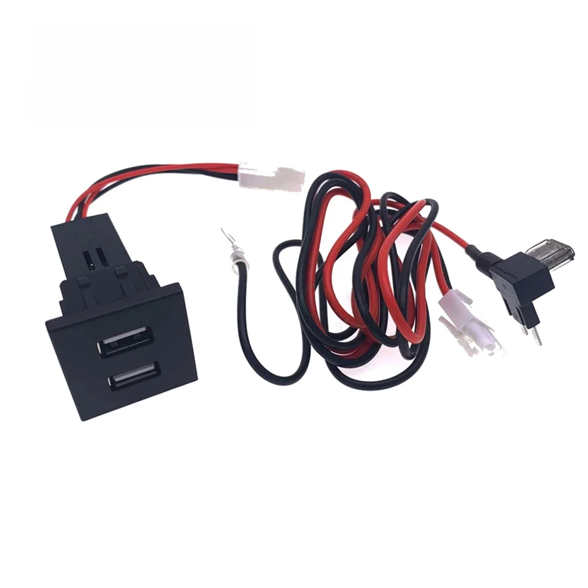 5V 2,1A Dual USB Autoladegerät Buchse Wechselrichter Adapter für VW Transporter T5 2003-2009