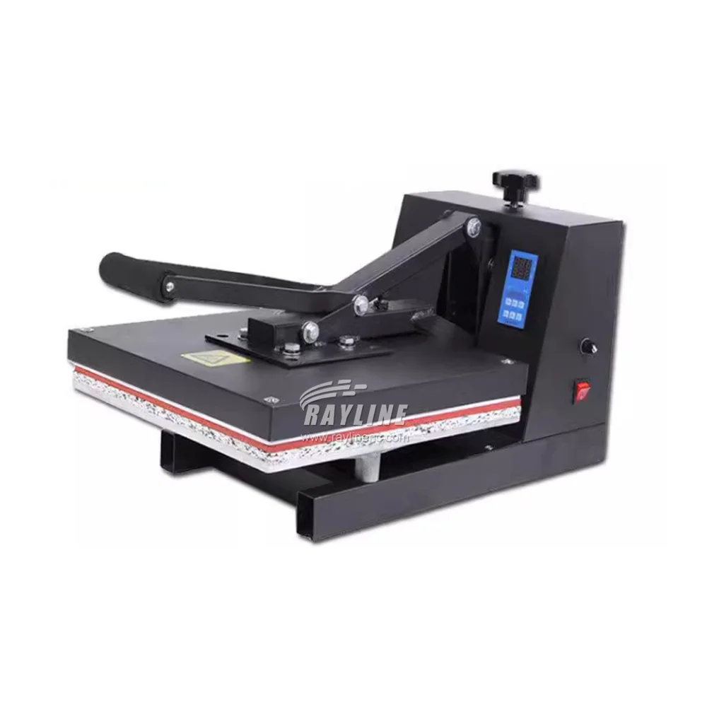 Heat Press Machine 15x15 16x20, 5 in 1 Heat Transfer Machine for T Shirts Hats Mugs, Digital Swing Away Heat Press with Teflon S