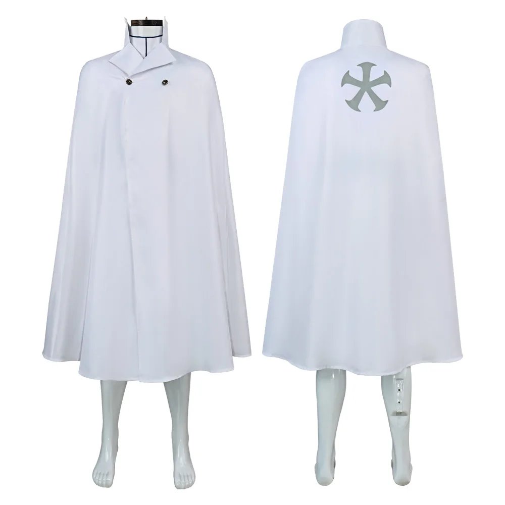 Bleach TYBW Jugram Haschwalth Cosplay Costume Anime Quincy Uniform White Cloak Cape Halloween Carnival Adult Outfit view 6