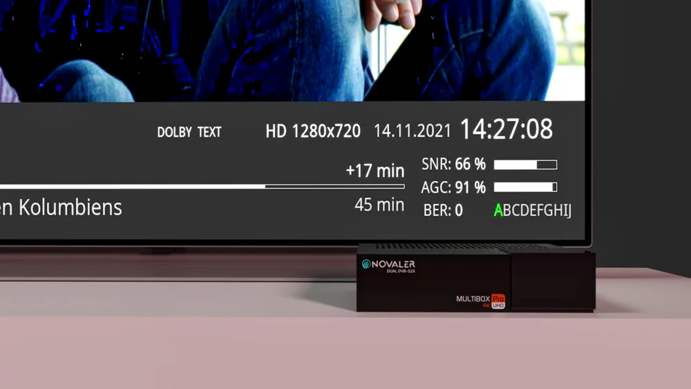 Multibox برو استقبال الأقمار الصناعية, NOVALER ENIGMA2, 4K