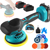 Cordless Car Polisher 6 Gears Electric Auto Polishing Cleaning Metal Waxing Wood Sanding Rust Removal Tool For Makita Battery ﻿