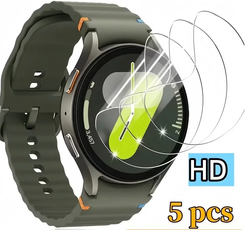 5 sztuk hydrożelowa folia ochronna na ekran do zegarka Samsung Galaxy 3 4 5 6 40 mm 41 mm 42 mm 44 mm 45 mm 46 mm