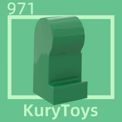 Kury Toys пластиковые строительные блоки 100 шт — внешний вид товара