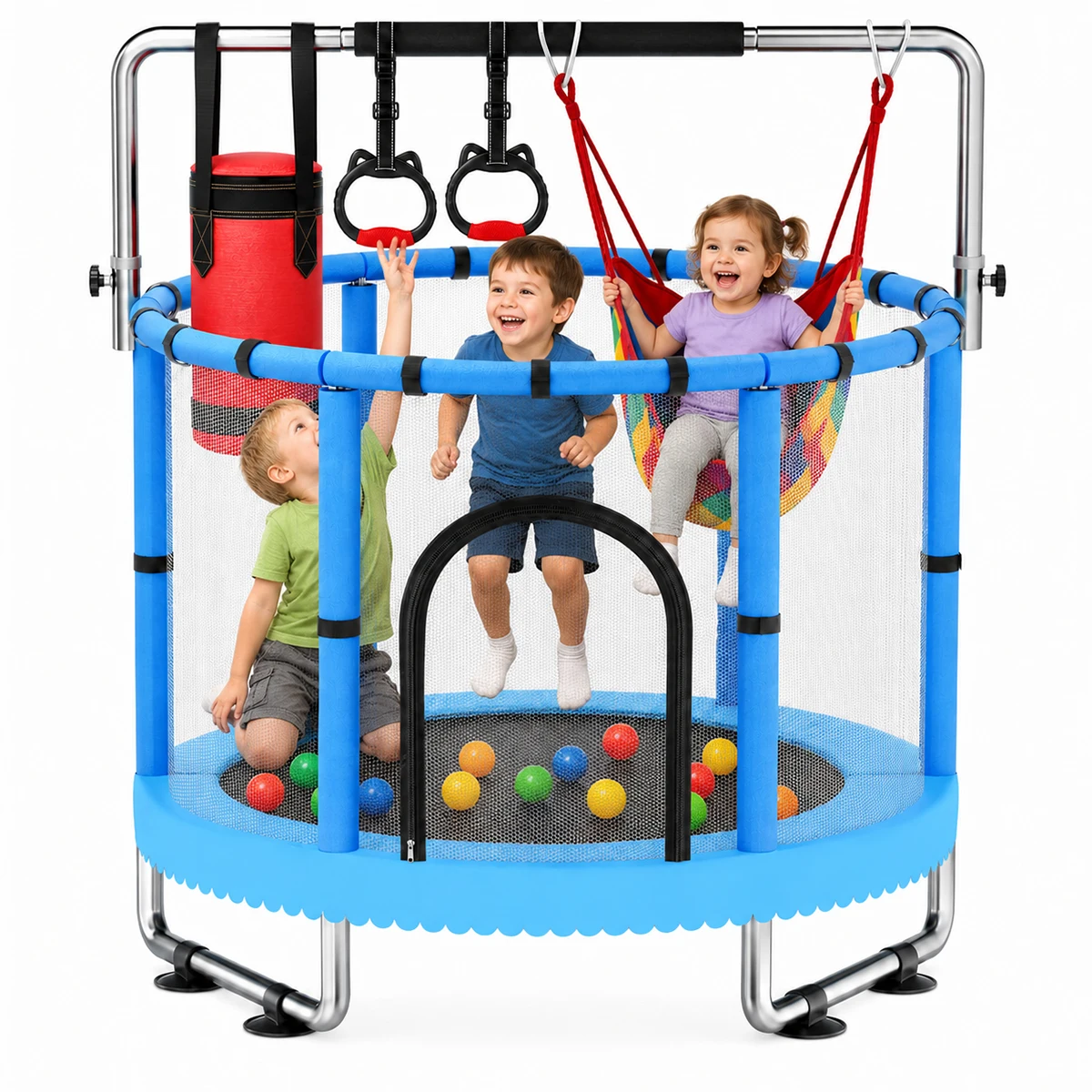 Home Gym For Toddlers - Trampoline d'intérieur pour enfants avec filet