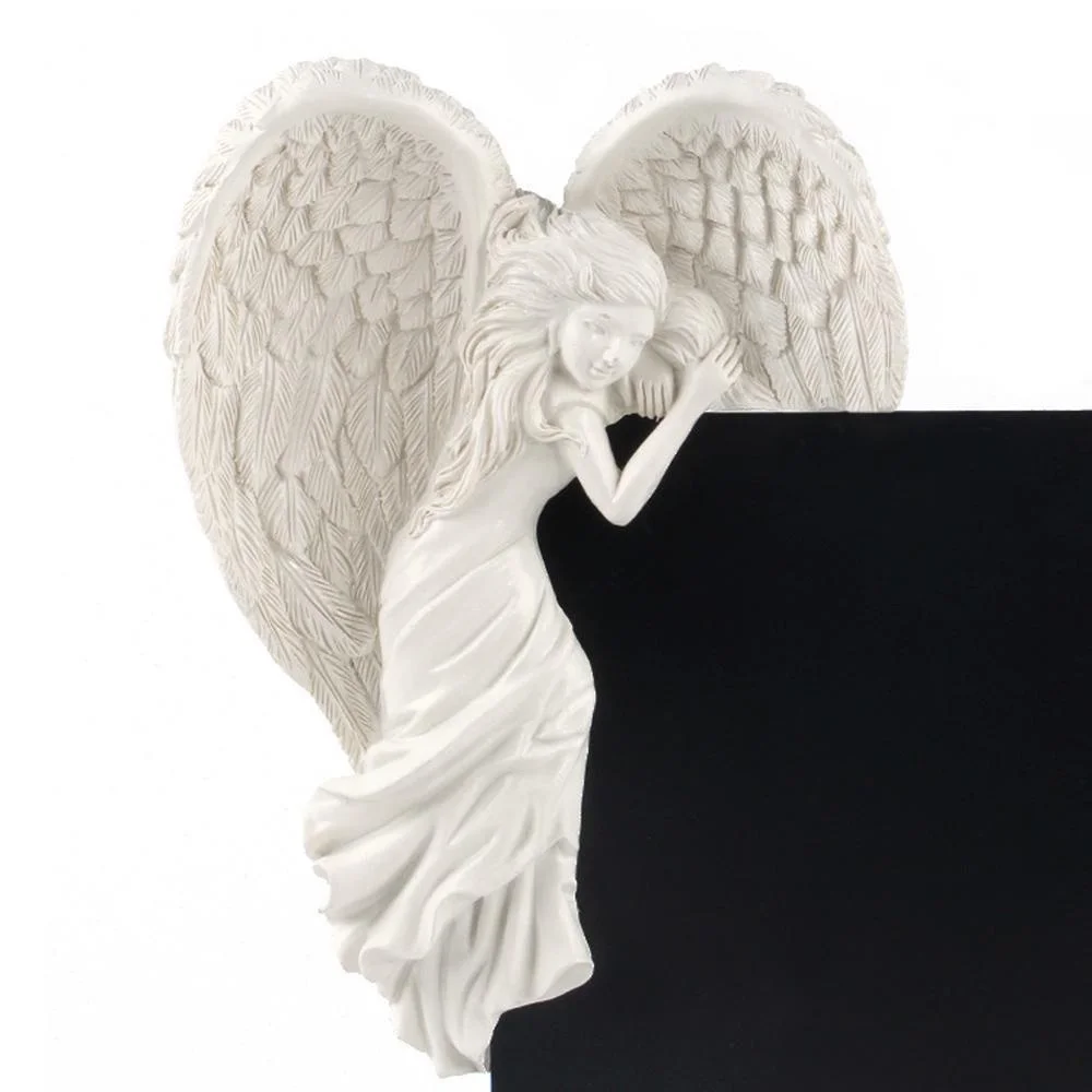 JJYY Door Frame Angel Wings Sculpture Resin Wall Sculpture Crafts for Home Decoration Party Memorial Tribute Remembrance