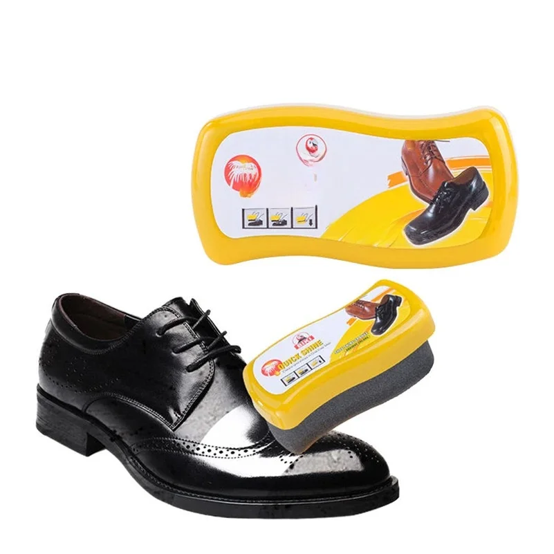 Éponge brillante pour chaussures, protecteur de cuir sans polissage, polisseuse pour cuir véritable, synthétique et imitation, nettoyant pour bottes, chaussures,