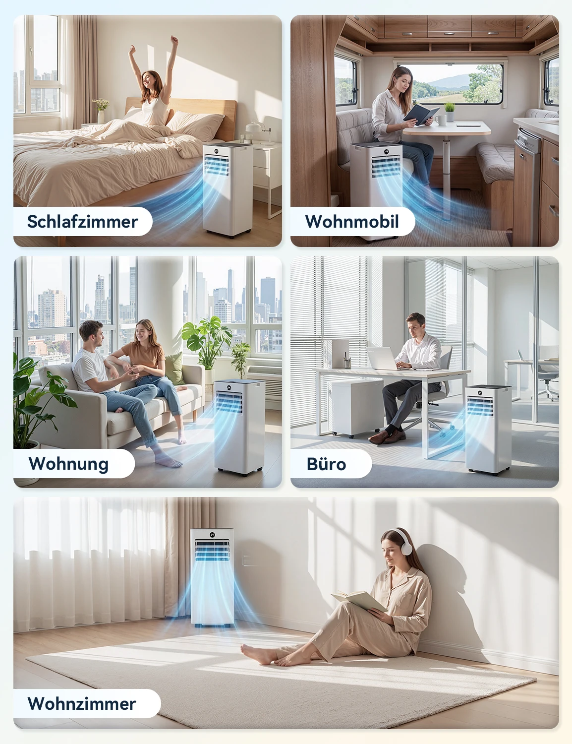 Mobile Klimaanlage 9000 BTU – Leise, effizient & flexibel kaufen