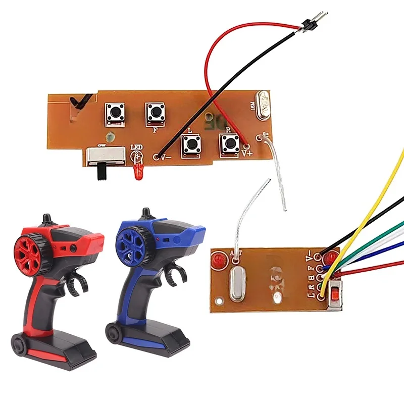Carte émetteur et récepteur de télécommande pour véhicules de voiture RC Sunshine, bateau, précieux, bricolage, 1 ensemble, 2.4G, 4CH