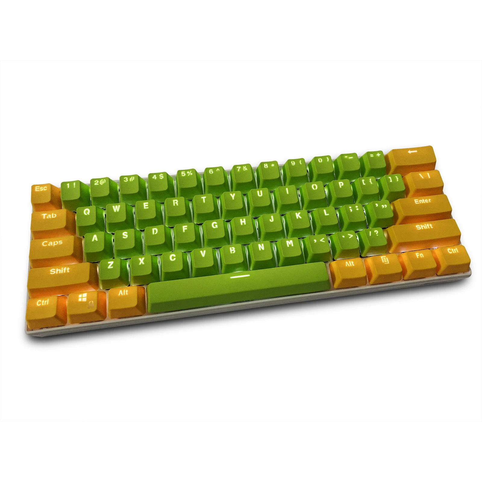 

RK 61 Keycaps PBT Material OEM Highly Keycaps, Backlit Two-Color Mechanical Keyboard Keycaps (Keycaps Only Sold)