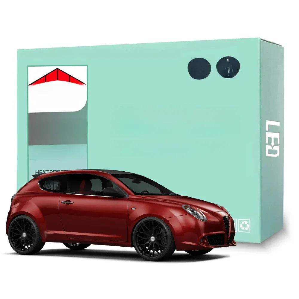10 szt. zestaw żarówek LED do wnętrza Alfa Romeo Mito 955 2008-2016 2017 2018 Canbus Dome Door Trunk Indoor Lamp Akcesoria samochodowe — zdjęcie 2