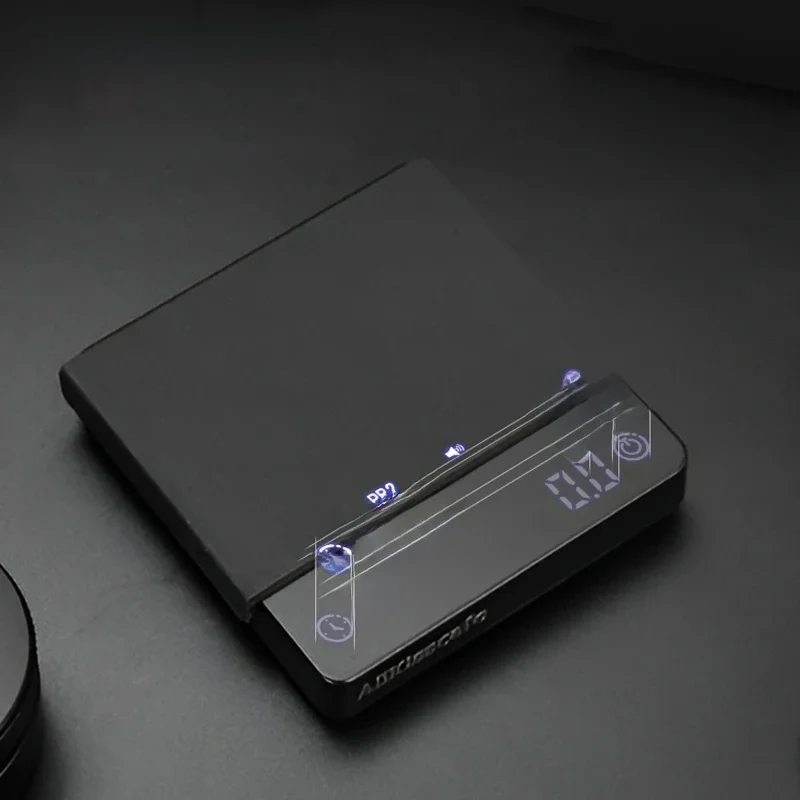 AliKisscafe Espresso waga cyfrowa z timerem Usb 3kg elektroniczna precyzyjna przenośna narzędzie barista kuchnia akcesoria do kawy w domu — 2