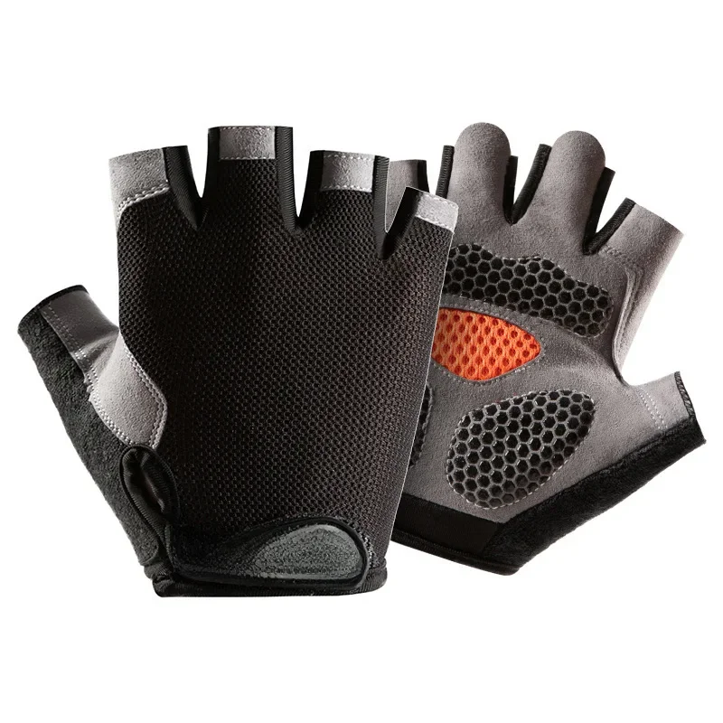 AliExpress Sports Men's Cycling Gloves Summer Women Biker Gym Mountaineering Fitness Training Dumbbell Half