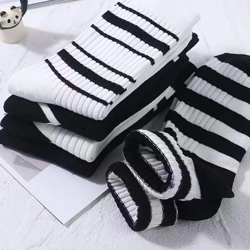 10 пар осенне-зимних спортивных носков из эластичного волокна, многофункциональных черных носков R, подходят для фитнеса и повседневной одежды