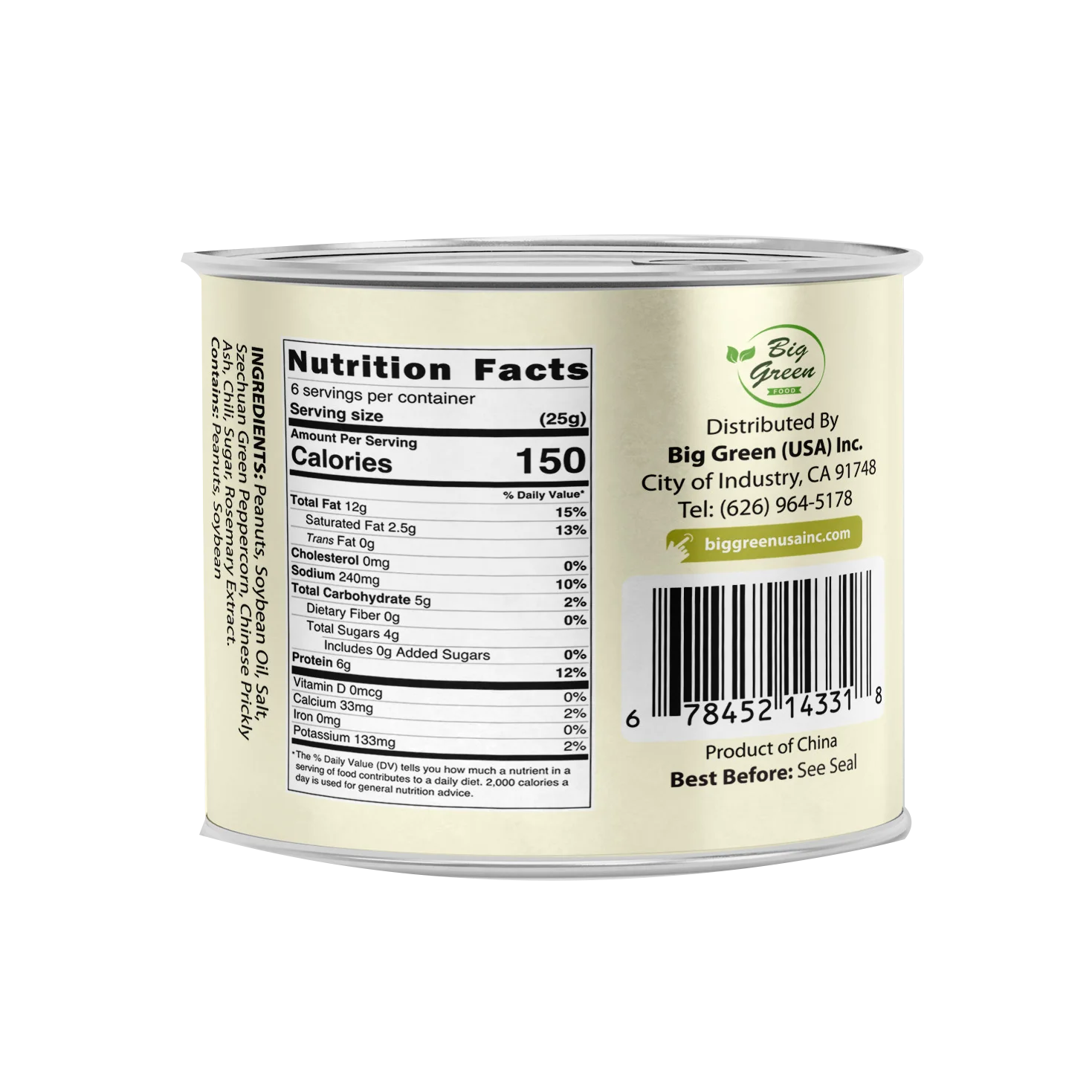 Roasted Szechuan Mala Peanuts