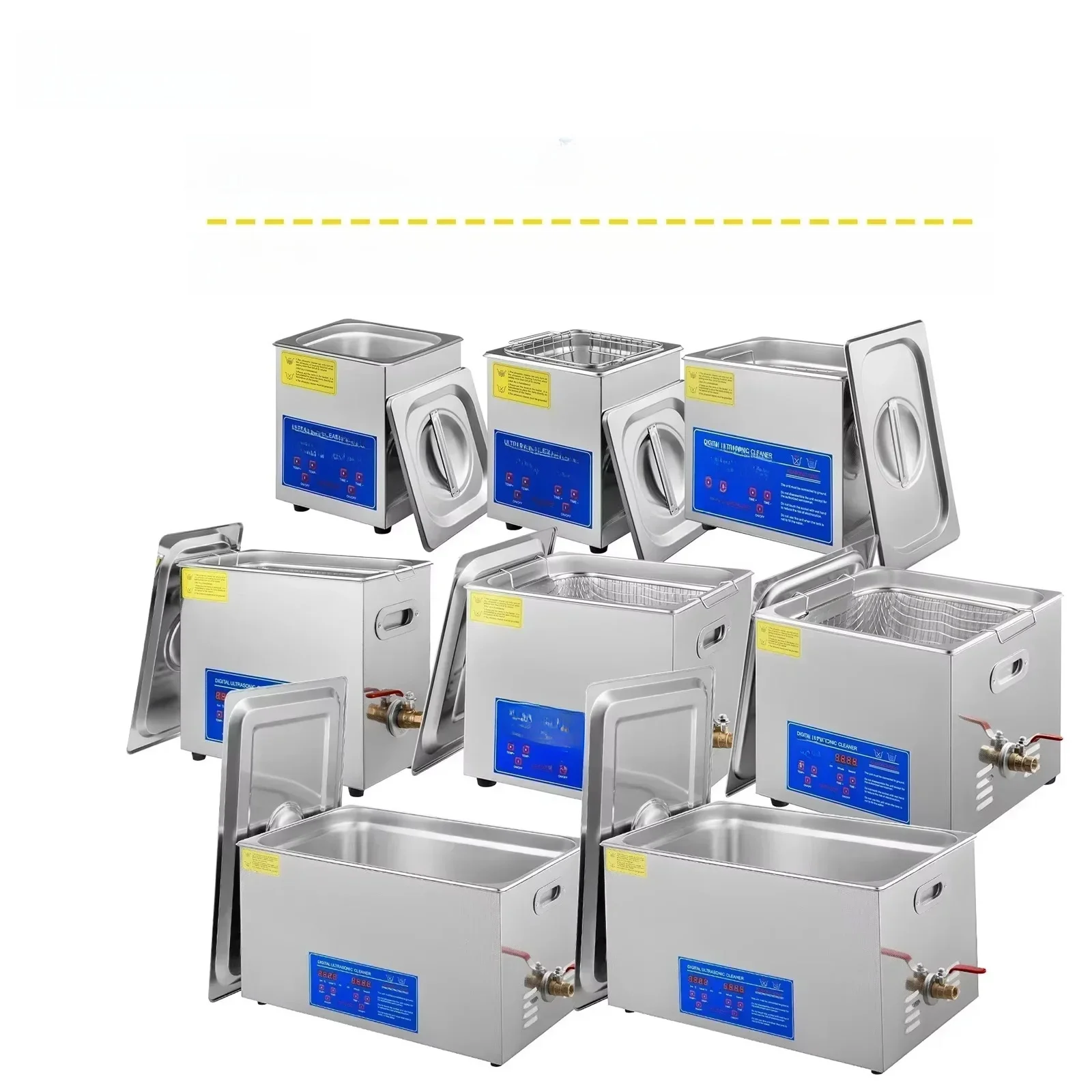 VEVOR 1.3L 2L 3L 6L 10L 15L 22L 30L Myjka ultradźwiękowa Lave-Dishes Przenośna pralka Zmywarka Ultradźwięki Sprzęt gospodarstwa domowego (6L JPS-30A) — Zdjęcie 2 z 2