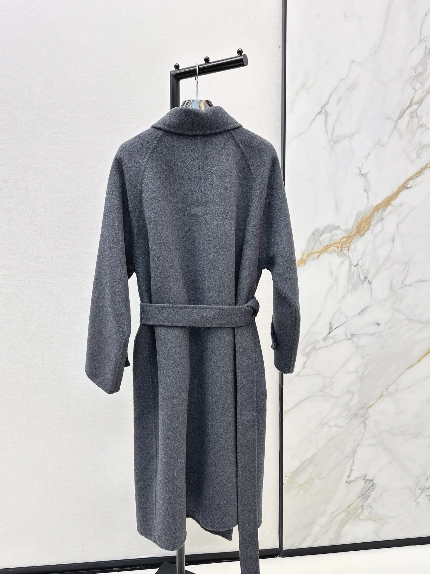 

25 autumn/winter new woolen coat women's collar long style fashionable coat jacket