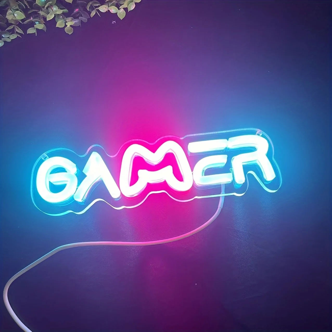 

Светодиодная неоновая вывеска для геймеров, умный неоновый светильник с питанием от USB для декора игровой комнаты, неоновая вывеска для украшения комнаты, подарки для геймеров