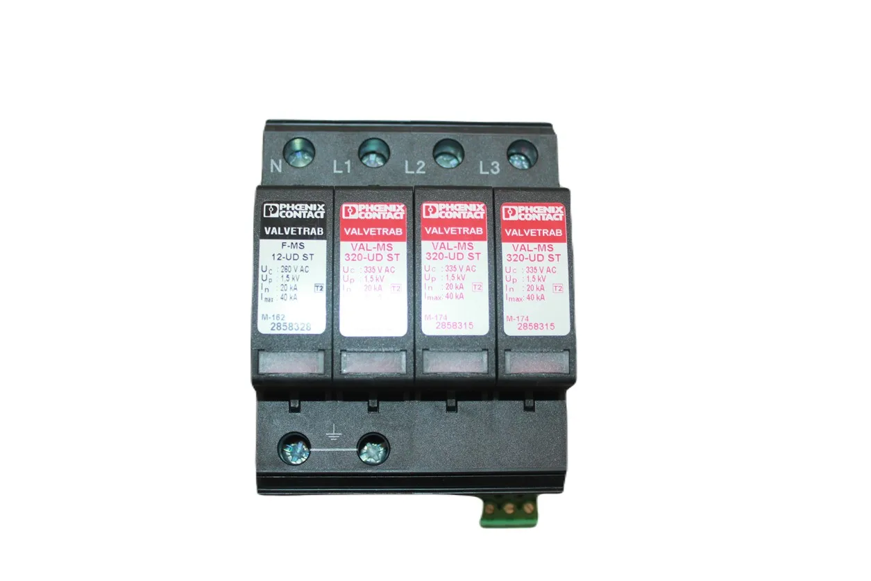 Phoenix Contact VAL-MS 320/3+1-FM-UD Surge Arrester; 335VAC; 80A; 2856689