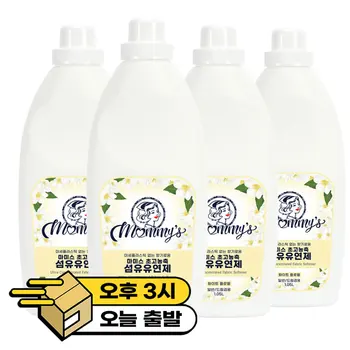 마미스 초고농축 섬유유연제 1.05L x 4개 화이트플로럴향 