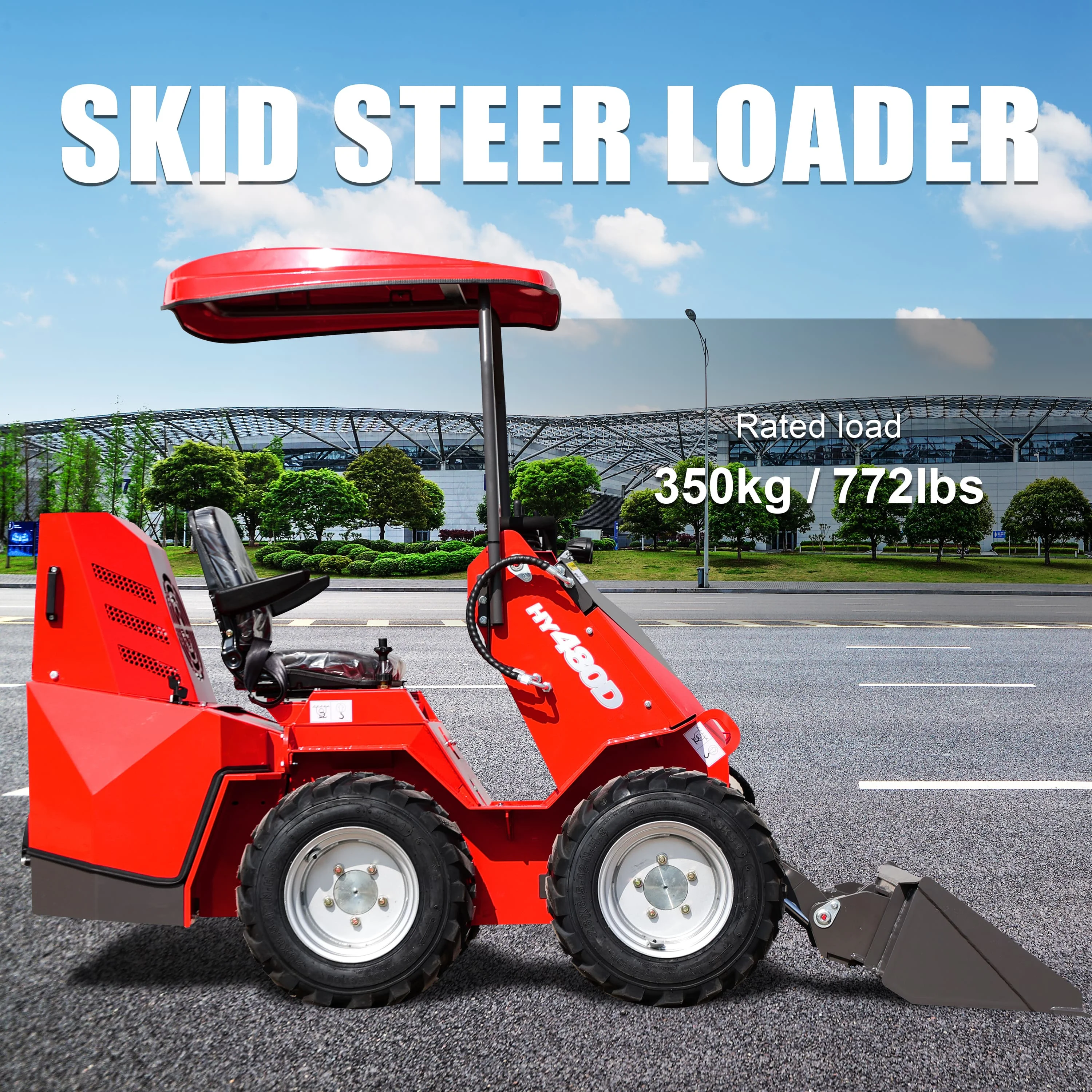 Customizable, Compact Wheel Loader Suitable for Professional Construction Work—Includes a One-Year Warranty; Wholesale Available