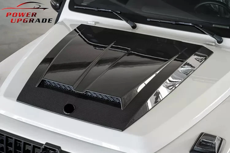 For Benz G Class W464 W463 G500 G550 G63 Dry Carbon Body Kit B Style roof lights Spoiler Wing Hood Spare Tire Cover Auto Parts