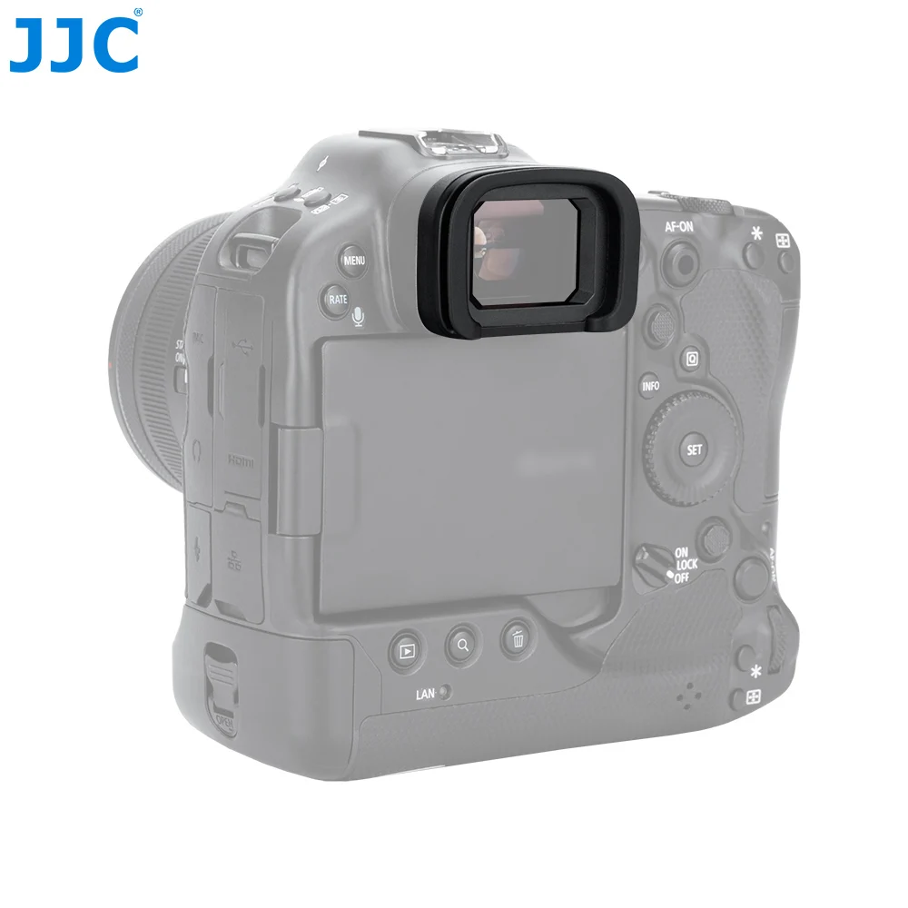 JJC Canon ER-H Soft Silicone Eyecup Eye Cup Viewfinder Eyeshade for Canon EOS R3 Camera EyeCup Viewfinder