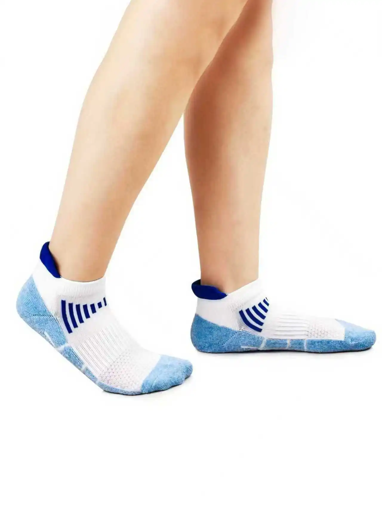 AliExpress NONE 6 Pairs of Women's Compression Sports Socks, Made of Breathable and Moisture Absorbing Fabric, Suitable for Running and Cycling