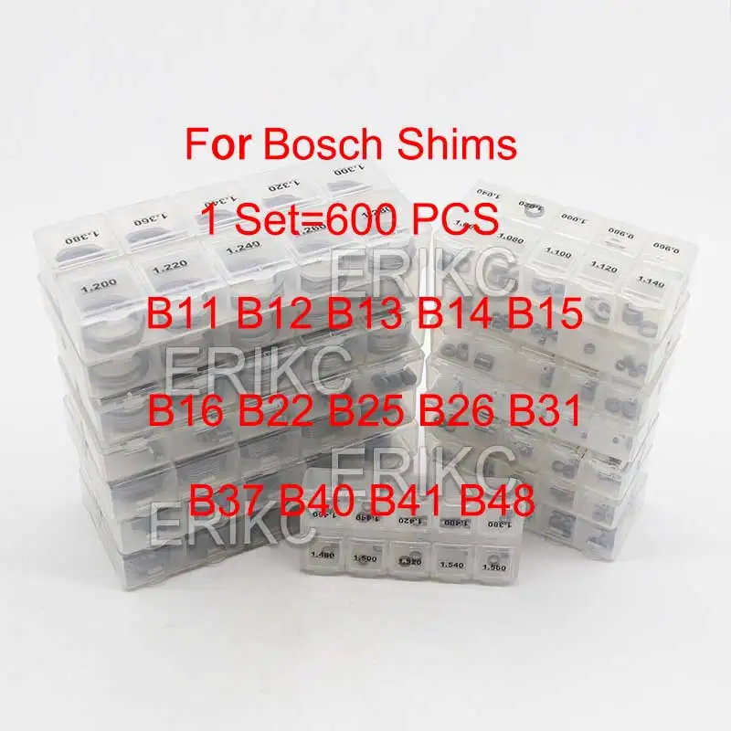 Fuel Injector Shims Gaskets Nozzle Adjust Washer 50PCS B11 B12 B13 B14 B16 B21 B22 B23 B24 B25 B26 B31 B48 for Bosch