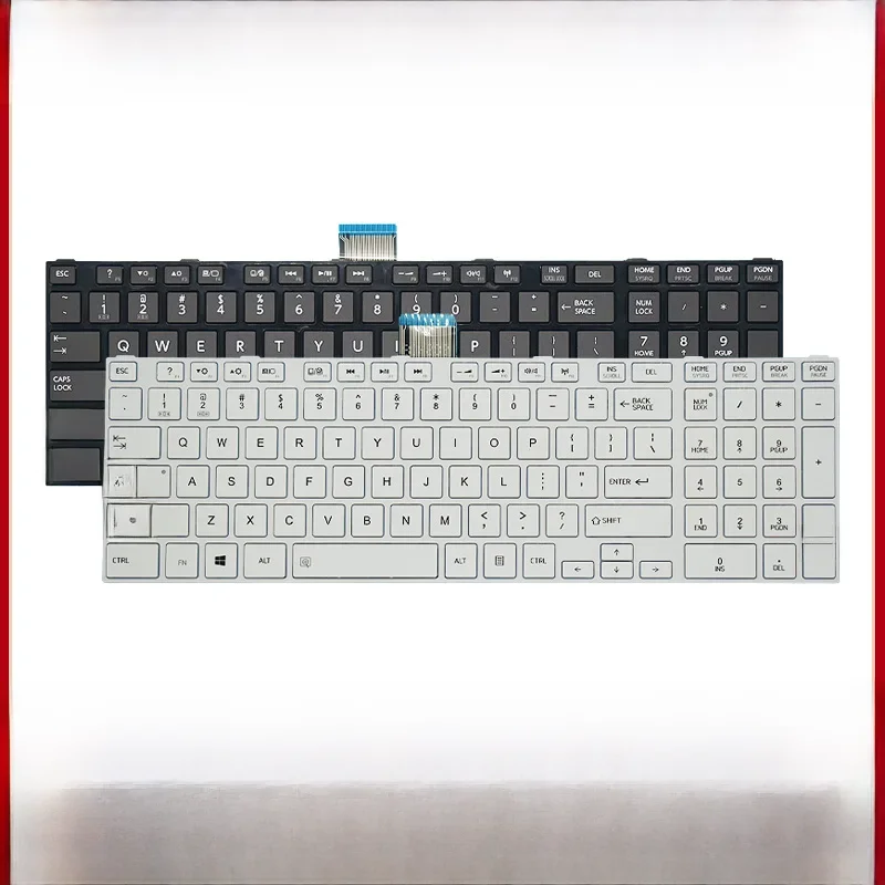 Z nami rosyjski UK czarny klawiatura do laptopa Toshiba Satellite C850 C850D C855 C855D L850 L850D L855 L855D L870 L870D P-11B96GB-528 — zdjęcie 2