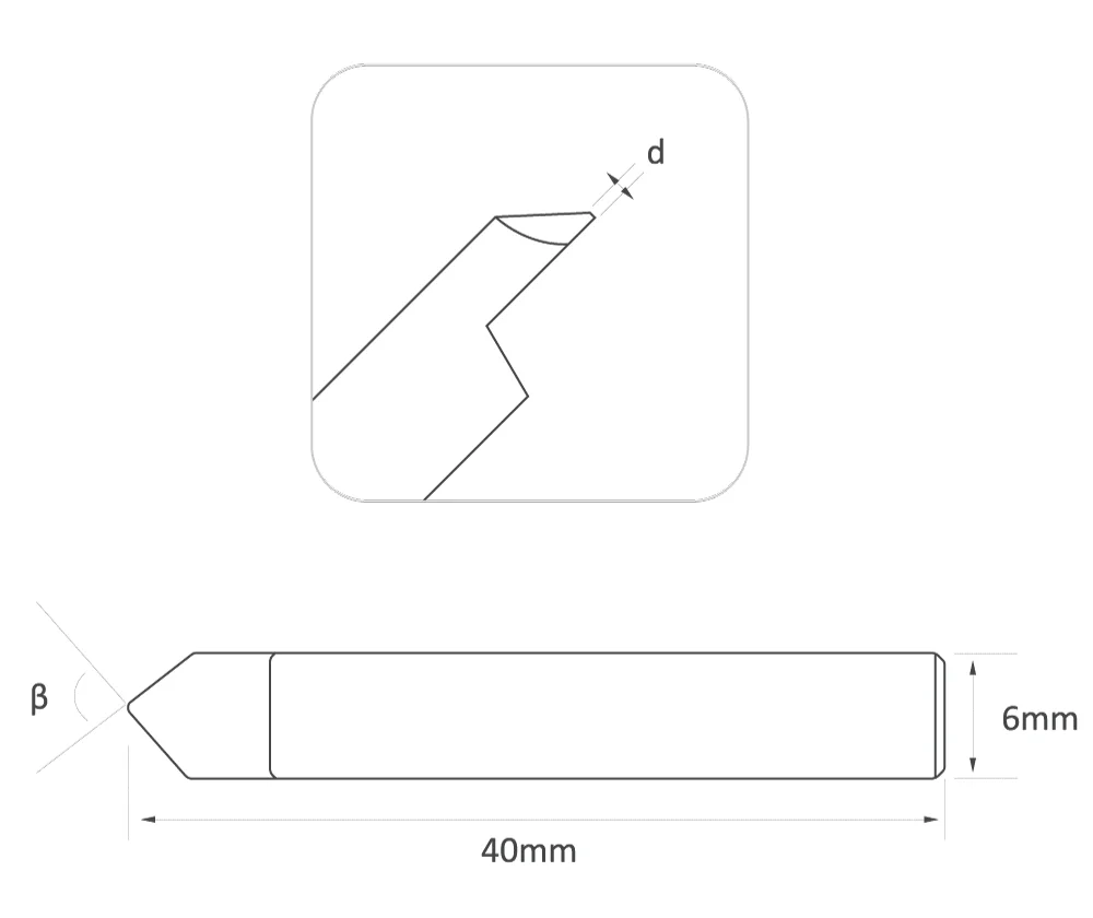 RAISE Grübchenschneider für WENXING Q33 Q31 DEFU 368A Manueller Schlüsselkopierer, Kopiermaschine, Schlosserwerkzeuge – Detail 2