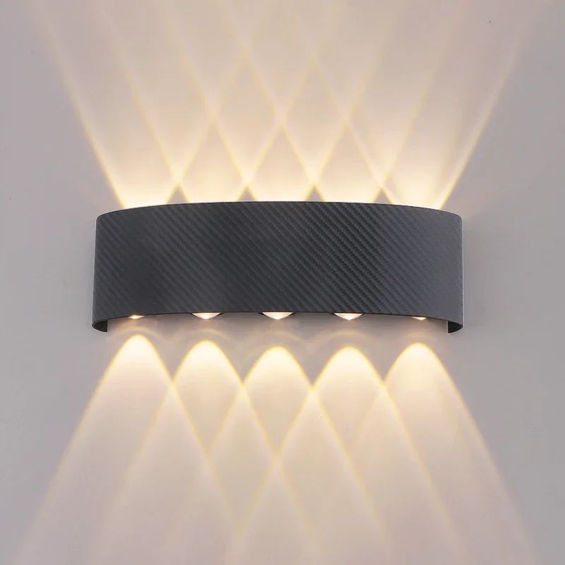 Moderne Outdoor Wandlamp Waterdichte LED Wandlamp AC85-265V 6W 10W Decoratie lampen Voor Slaapkamer Gangpad Galerij woonkamer - afbeelding 2