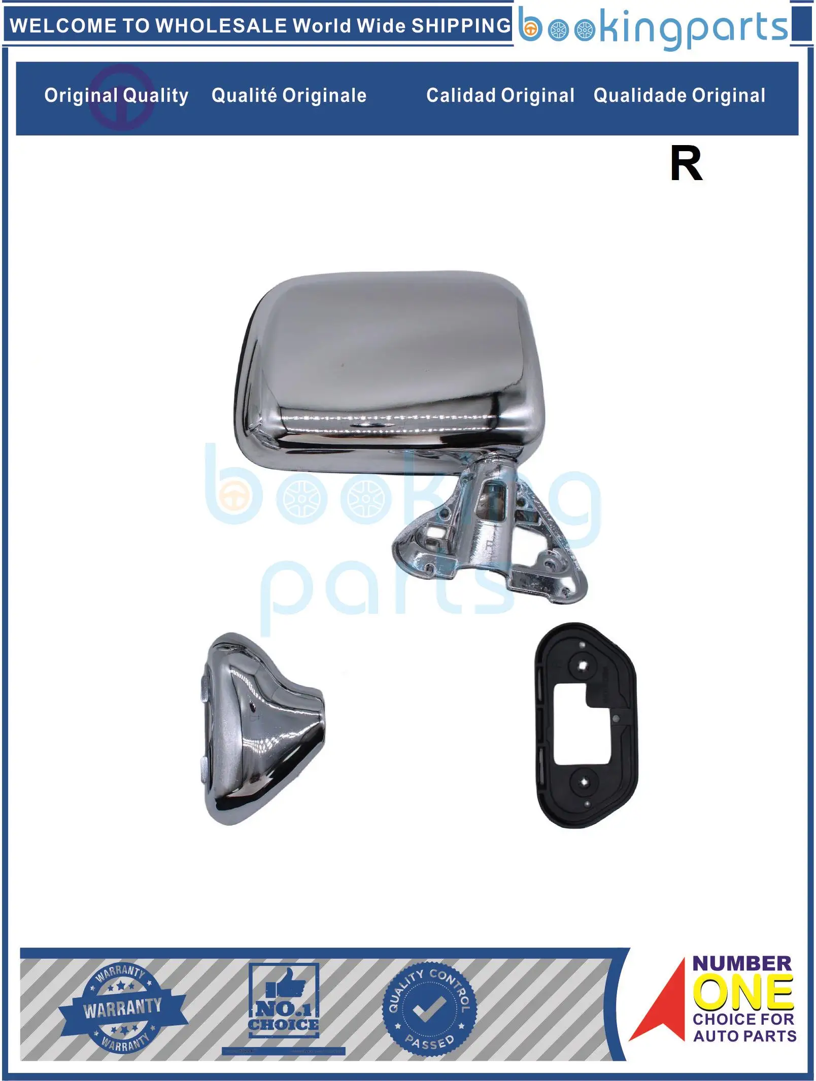 MRR27888(R),RH 87910-89143,RH8791089143,87910-89143,8791089143,8794089141,Mirror For TOYOTA HILUX L50,LN60,RN85 LN106 88-98[CHRO