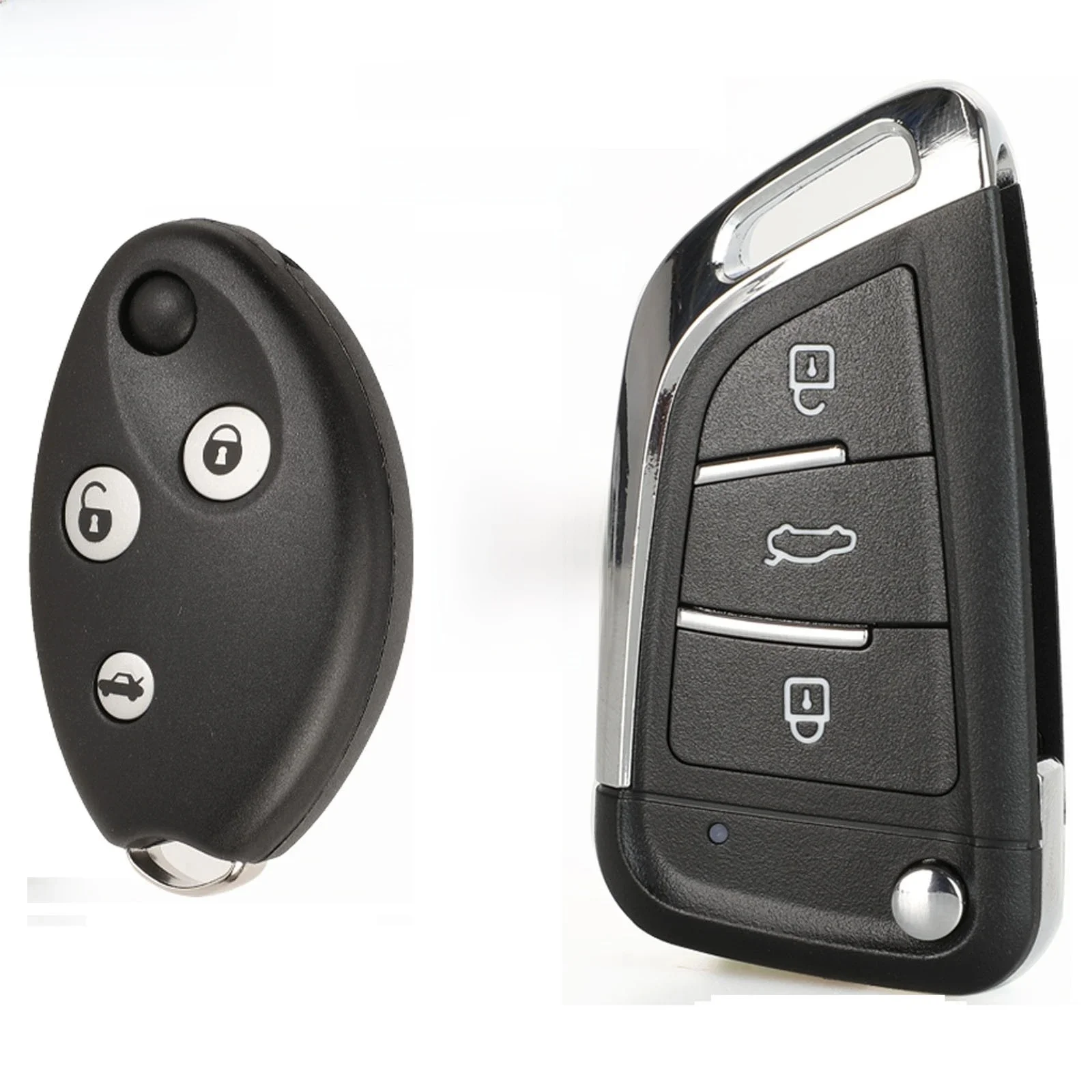 Jingyuqin 3 przyciski do Citroen Senna C3 C5 pilot zdalnego sterowania z elektroniką 433Mhz Uncut Blade kluczyki do samochodu — zdjęcie 2
