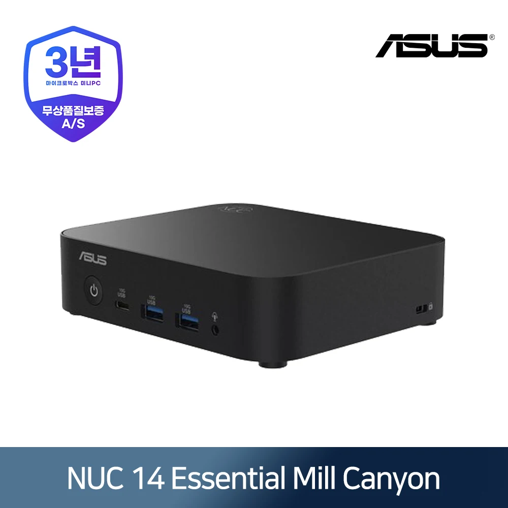 ASUS NUC 14 Essential Mill Canyon NUC14MNK15 (WIN11, RAM 8GB, M.2 128GB)