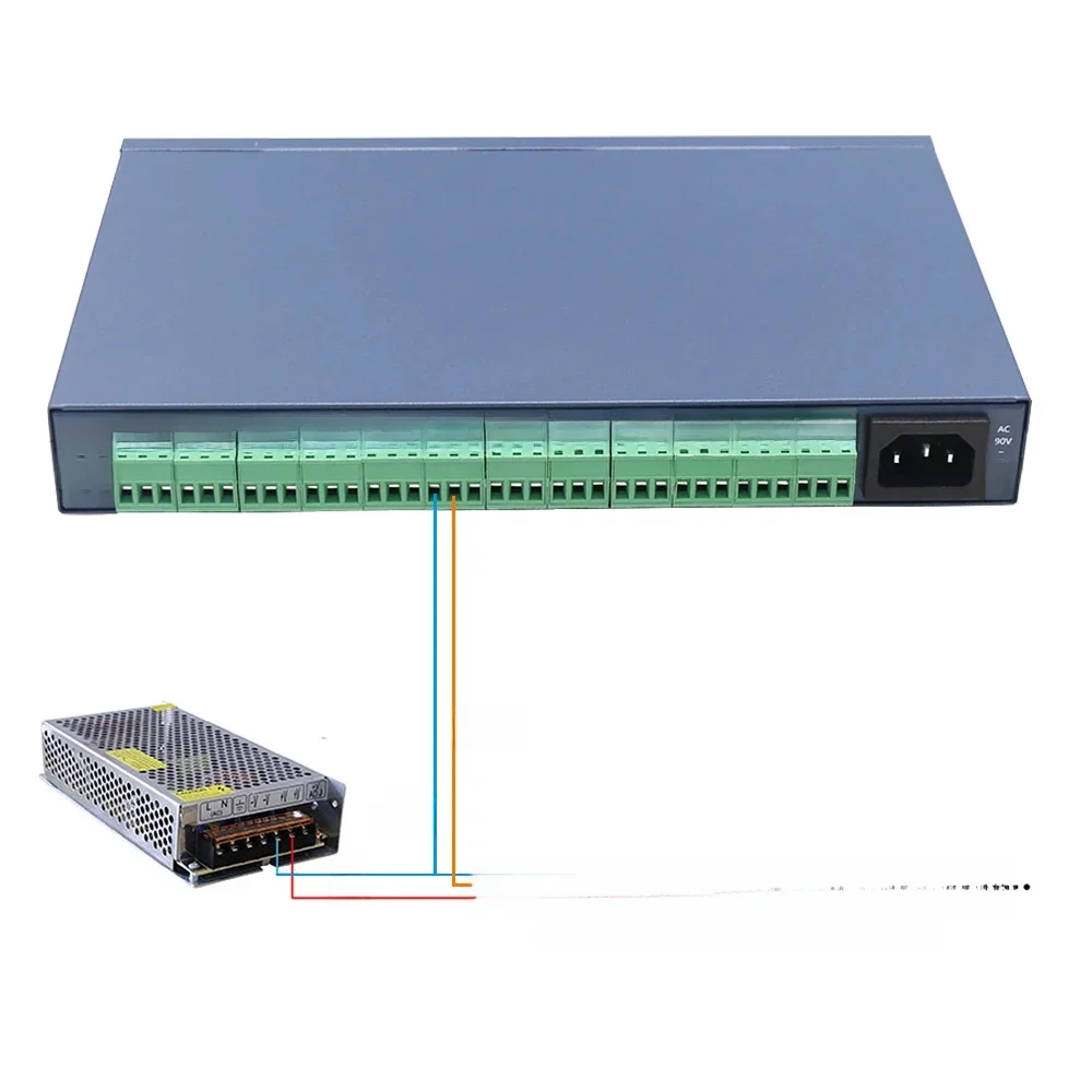 Contrôleur de bande lumineuse en porcelaine Artnet ResolLED, lumière de scène RVB RGBW, Max 12240 pixels, 12 ports, WS2811, WS2812