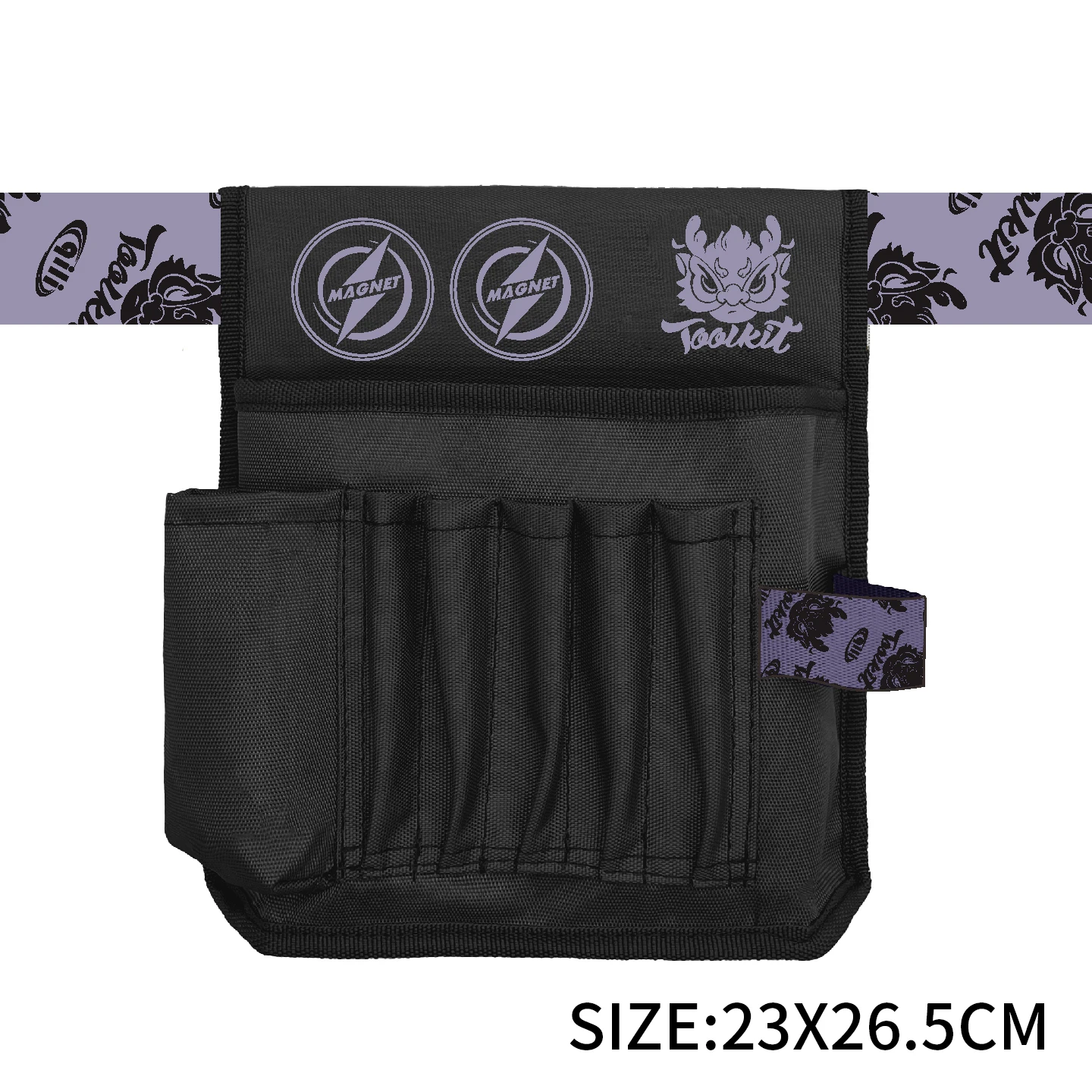 Sac à outils de sac de taille en tissu Oxford QILI |   Organisateur de rangement pour ragouttes d'installation d'enveloppe de voiture, PPF et teinte