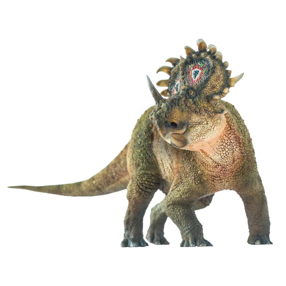 Modèles de dinosaures préhistoriques PNSO: 40 a-qi The Sinoceratops