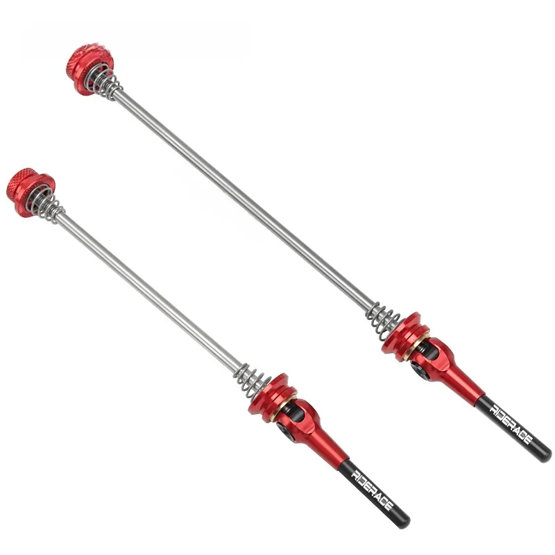 AliExpress riderace RIDERACE Bicycle Quick Release Skewer Lever Titanium Ti For Road Cycling Mountain Bike Wheel Hub QR Skewers Ultralight MTB Parts