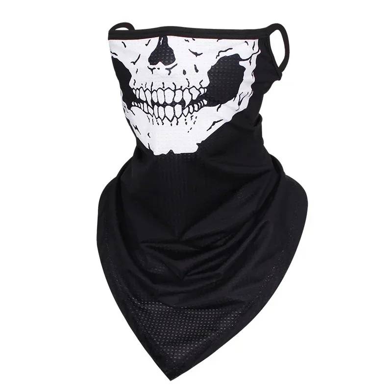 AliExpress NONE Unisex Skull Face Mask Multi-function Motorcycle Rider Face Scarf Earloops Cover Cycling Bandana Windproof Sunscreen Neck Gaiter