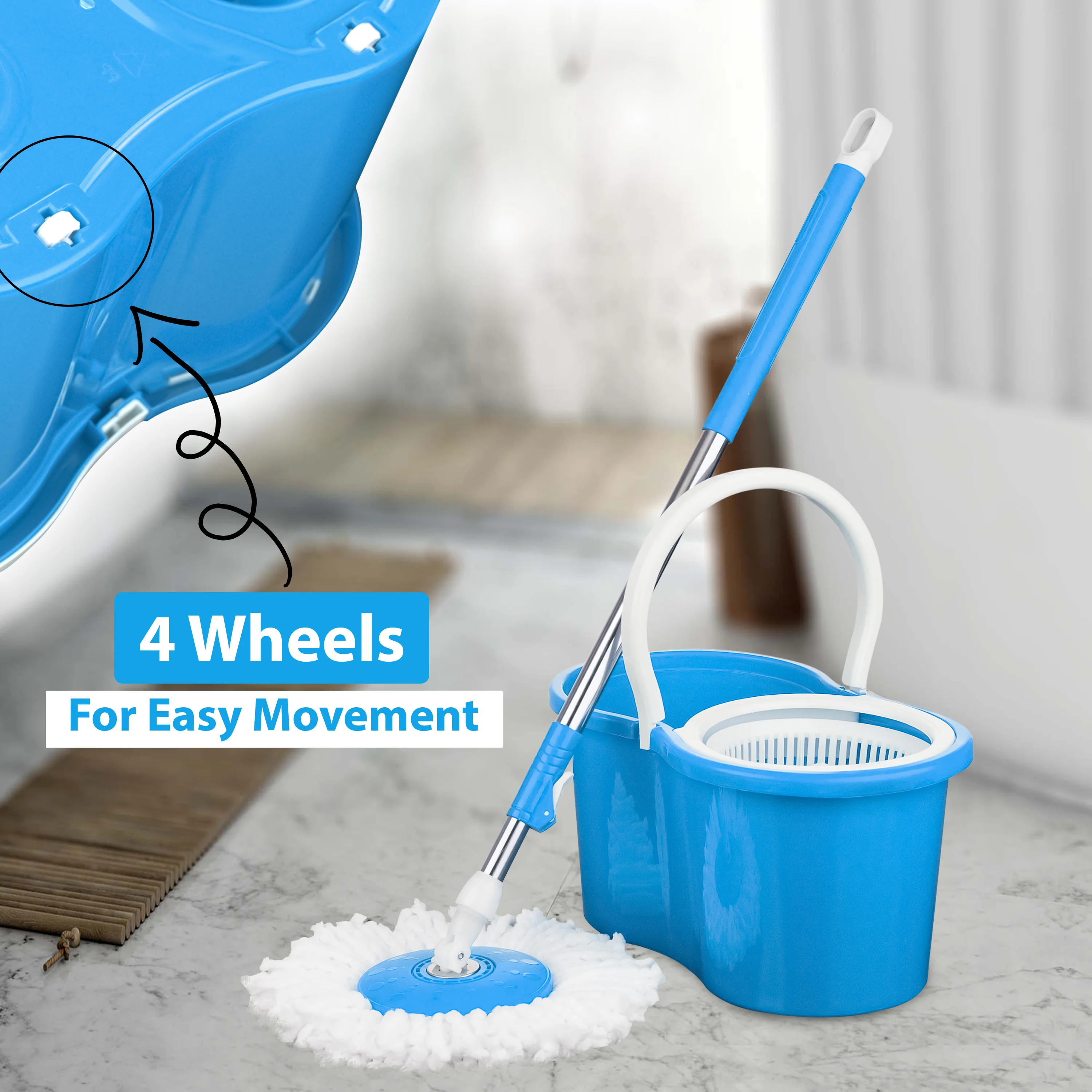 Picture 7: 360° Spin Rotating MOP & Bucket Set