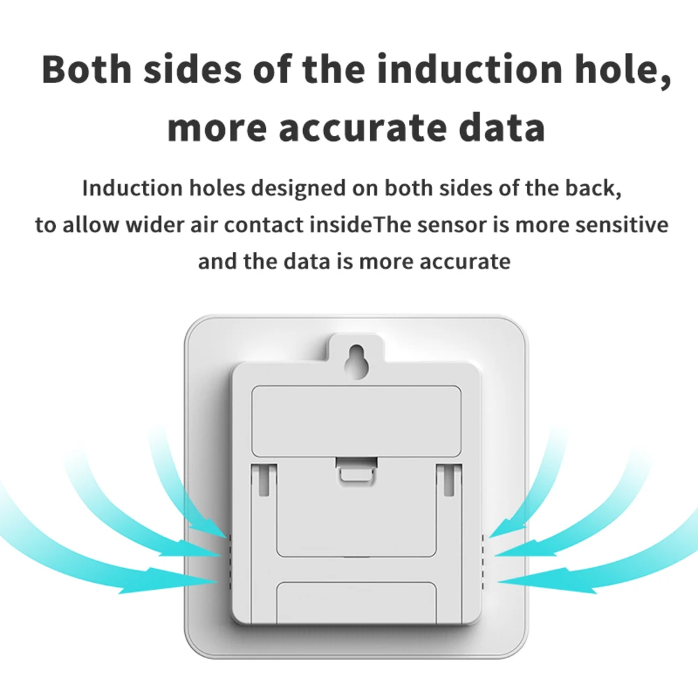 NOYAFA Mini Thermometer Hygrometer LCD Digital Temperature Humidity Gauge Sensor Weather Station  Meter For Indoor Home Tool