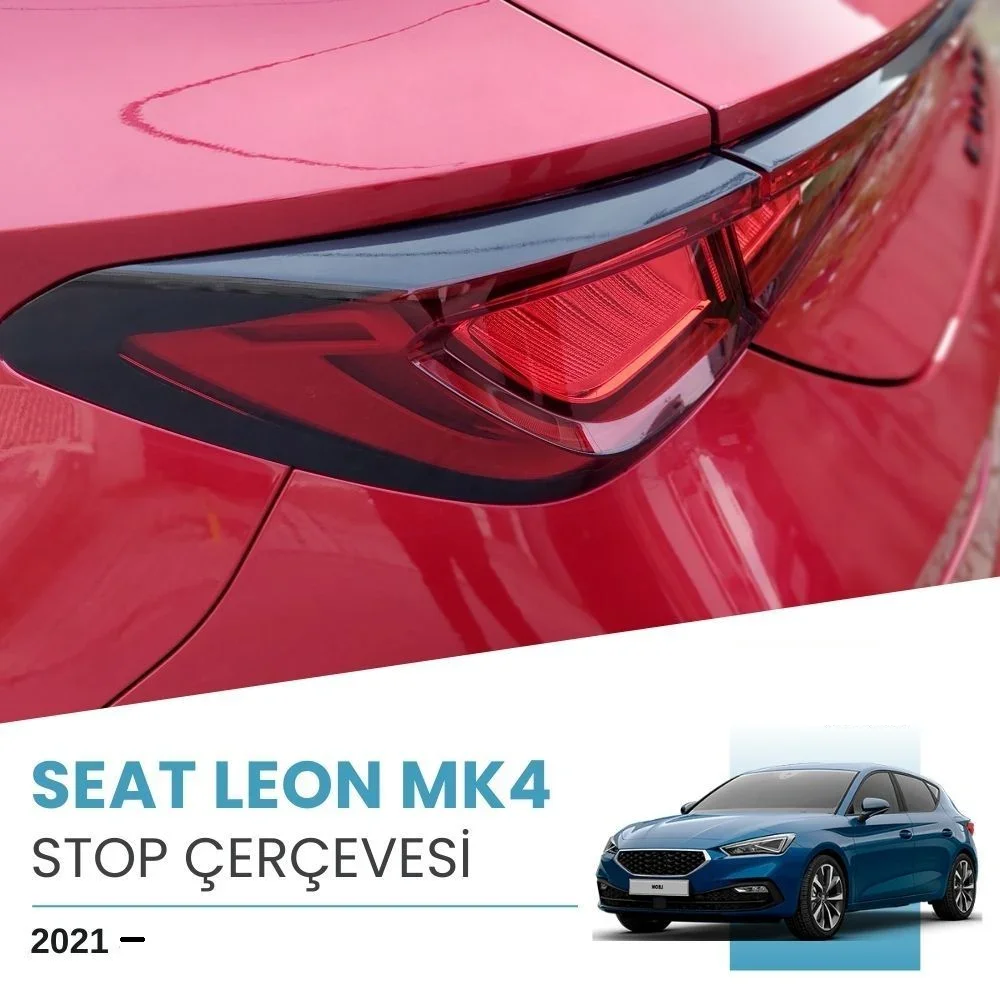 For Seat Leon MK4, For Cupra Leon MK4 Stop Lamp Frame Label Custom Creative Access Vinyl Foil Long Lasting Waterproof