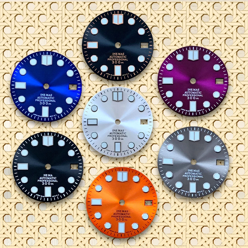 

High Quality 28.5mm Dial Modified Accessories Suitable For NH35 Automatic Movement Installation S LOGO Dial