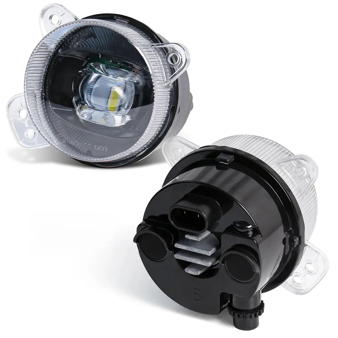 Światła przeciwmgielne LED do VW Volkswagen Polo T5 Transporter Multivan Caravelle Gol Skoda Fabia Mk1 Światło przeciwmgielne przedniego zderzaka Reflektory 12V — zdjęcie 2
