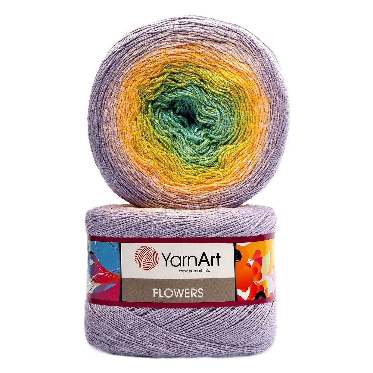Пряжа для выпечки цветов Yarnart, 1000 г, метров
