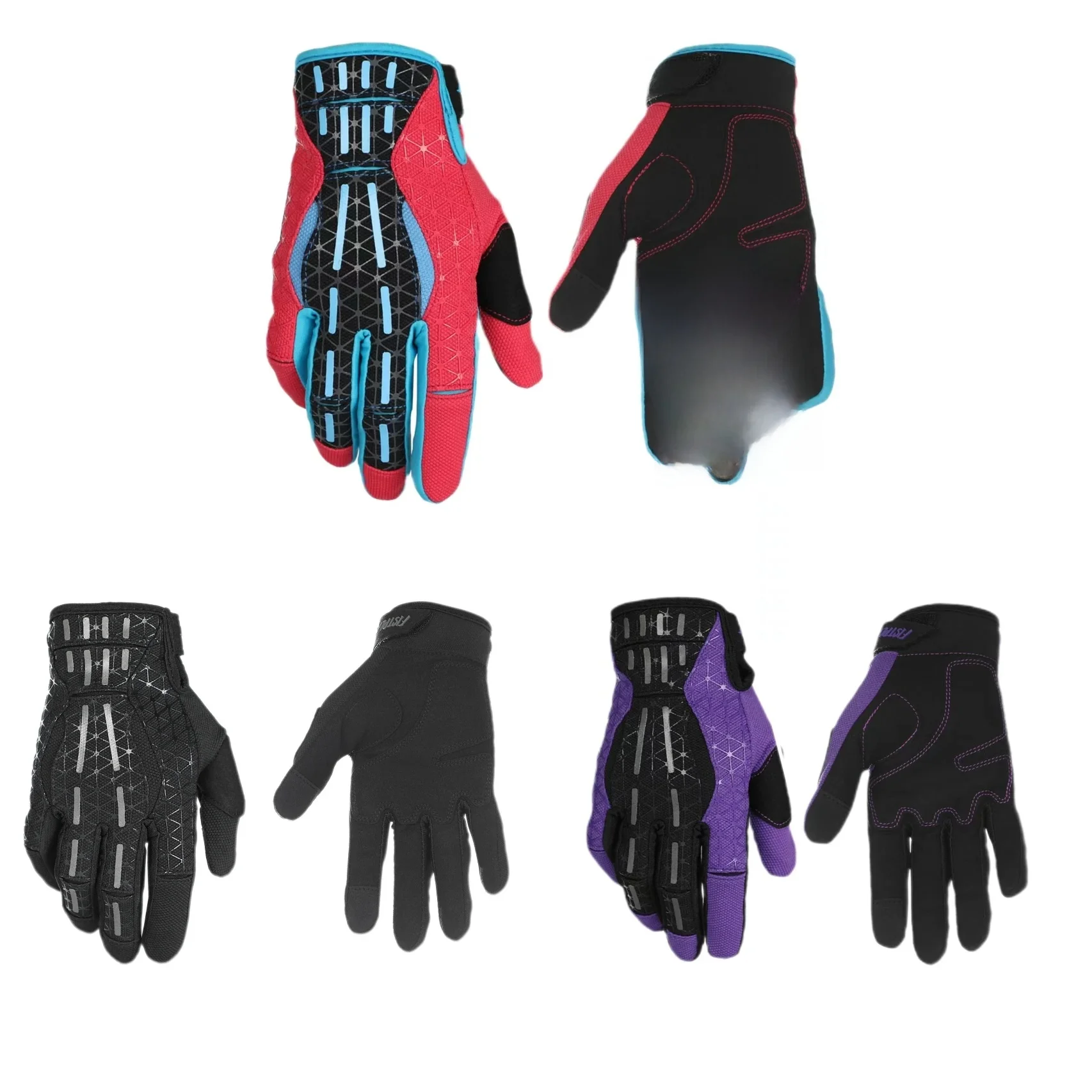AliExpress 24fistplast premium feel dark CSGO Miami color blocked cycling gloves outdoor sports gloves