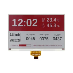 HINK-E075A07-A0 7.5inch 24Pin 880x528 e-Paper E-ink raw Display Red Black White