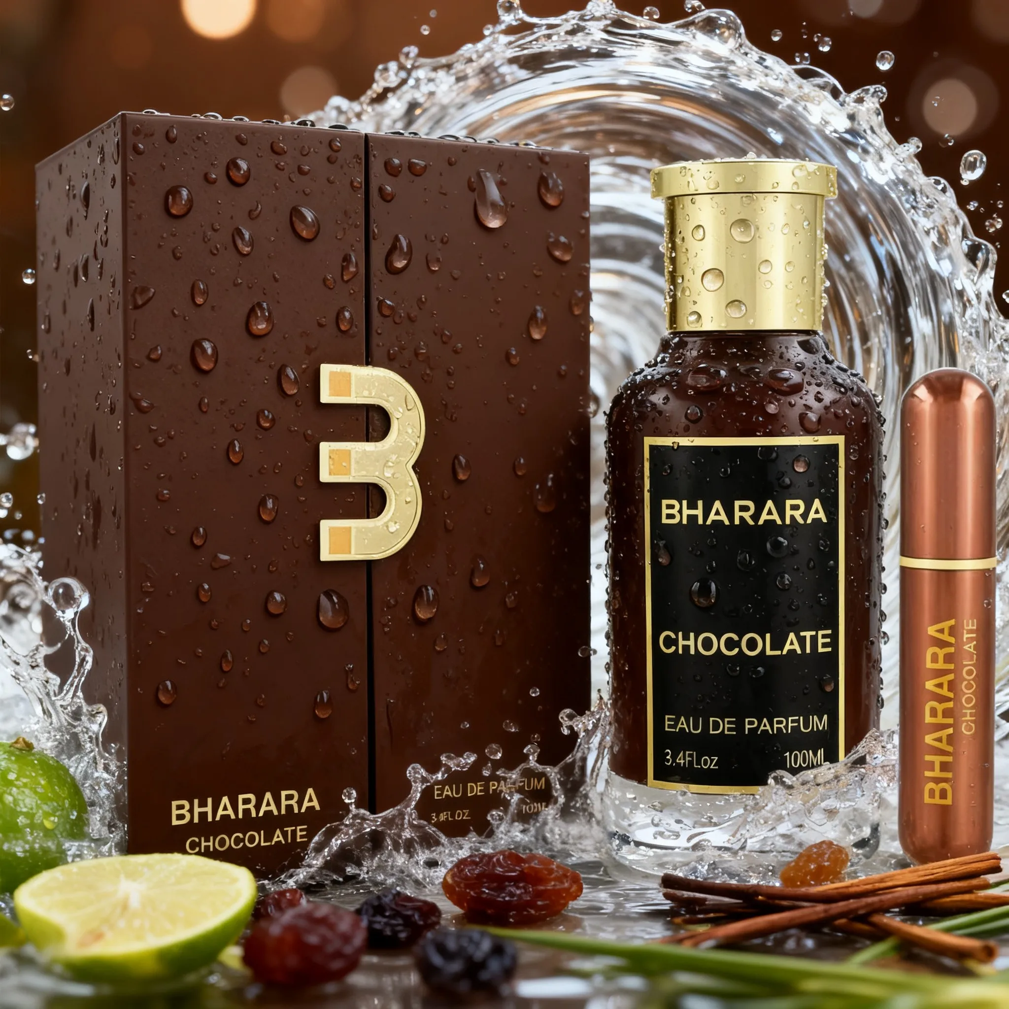Bharara Chocolate  EDP SP Unisex 3.4 Fl Oz / 100 Ml