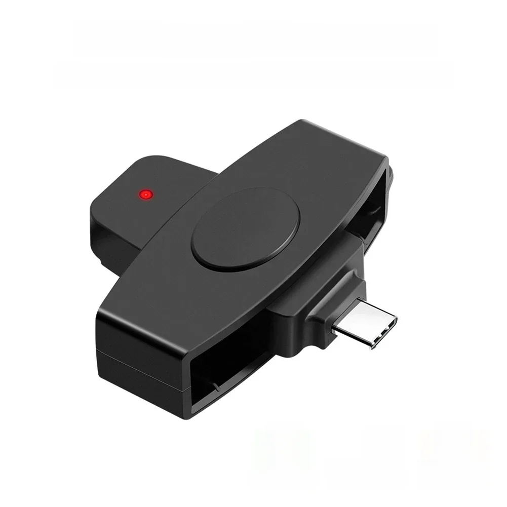 Portátil EMV Card Reader Adapter, leitor externo, declaração de imposto bancário, acessórios,