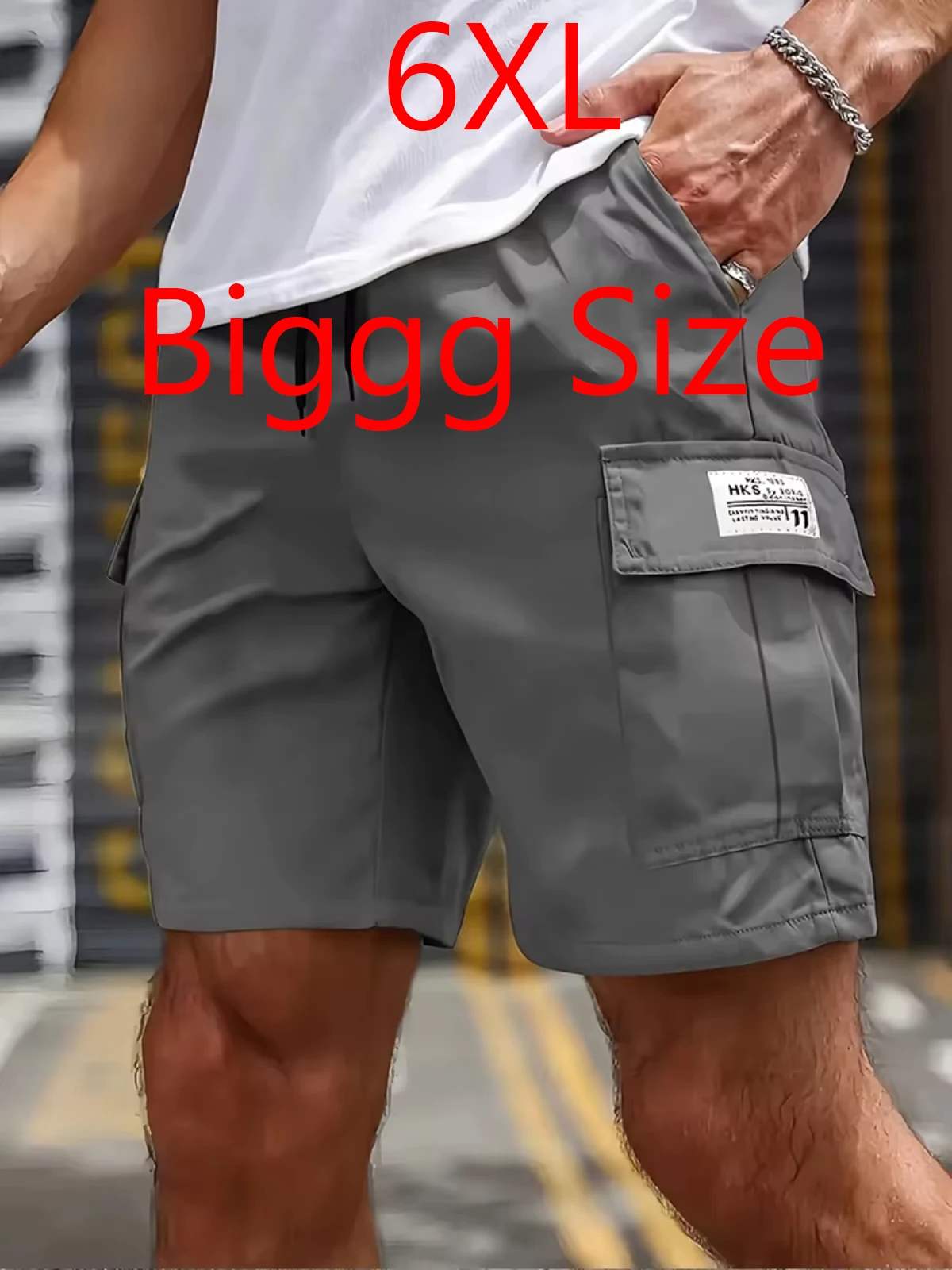 

Шорты карго черные 6XL US Plus Size для мужчин и женщин, парные, тонкие, свободные, спортивные, повседневные, в корейском стиле, хип-хоп, верхняя одежда, мужские шорты в стиле хип-хоп